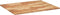 vidaXL - Tafelblad - rechthoekig - 100x80x2 - cm - massief - acaciahout