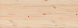 vidaXL - Tafelblad - rechthoekig - 110x40x1,7 - cm - massief - grenenhout