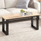 vidaXL - Tafelblad - rechthoekig - 110x40x1,7 - cm - massief - grenenhout