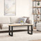 vidaXL - Tafelblad - rechthoekig - 110x40x1,7 - cm - massief - grenenhout