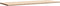 vidaXL - Tafelblad - rechthoekig - 110x40x1,7 - cm - massief - grenenhout
