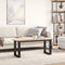 vidaXL - Tafelblad - rechthoekig - 110x40x2,5 - cm - massief - grenenhout