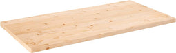 vidaXL - Tafelblad - rechthoekig - 110x55x2,5 - cm - massief - grenenhout