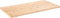 vidaXL - Tafelblad - rechthoekig - 110x55x2,5 - cm - massief - grenenhout