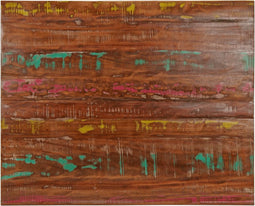 vidaXL - Tafelblad - rechthoekig - 110x80x2,5 - cm - massief - gerecycled - hout