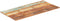 vidaXL - Tafelblad - rechthoekig - 15-16 - mm - 60x100cm - massief - gerecycled - hout