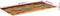 vidaXL - Tafelblad - rechthoekig - 15-16 - mm - 60x120cm - massief - gerecycled - hout