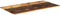 vidaXL - Tafelblad - rechthoekig - 15-16 - mm - 60x120cm - massief - gerecycled - hout
