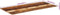 vidaXL - Tafelblad - rechthoekig - 15-16 - mm - 60x140cm - massief - gerecycled - hout