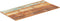 vidaXL - Tafelblad - rechthoekig - 15-16 - mm - 60x140cm - massief - gerecycled - hout