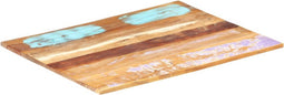 vidaXL - Tafelblad - rechthoekig - 15-16 - mm - 60x70 - cm - massief - gerecycled - hout