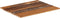 vidaXL - Tafelblad - rechthoekig - 15-16 - mm - 60x70 - cm - massief - gerecycled - hout
