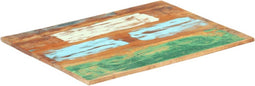 vidaXL - Tafelblad - rechthoekig - 15-16 - mm - 60x90 - cm - massief - gerecycled - hout