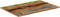 vidaXL - Tafelblad - rechthoekig - 15-16 - mm - 60x90 - cm - massief - gerecycled - hout