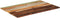 vidaXL - Tafelblad - rechthoekig - 15-16 - mm - 60x90 - cm - massief - gerecycled - hout