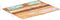 vidaXL - Tafelblad - rechthoekig - 15-16 - mm - 60x90 - cm - massief - gerecycled - hout