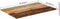 vidaXL - Tafelblad - rechthoekig - 15-16 - mm - 60x90 - cm - massief - gerecycled - hout