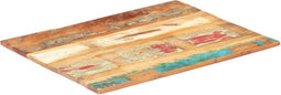 vidaXL - Tafelblad - rechthoekig - 15-16 - mm - 70x80 - cm - massief - gerecycled - hout
