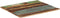 vidaXL - Tafelblad - rechthoekig - 15-16 - mm - 70x80 - cm - massief - gerecycled - hout