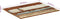 vidaXL - Tafelblad - rechthoekig - 15-16 - mm - 70x90 - cm - massief - gerecycled - hout