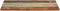 vidaXL - Tafelblad - rechthoekig - 15-16 - mm - 70x90 - cm - massief - gerecycled - hout