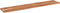 vidaXL - Tafelblad - rechthoekig - 160x40x2,5 - cm - massief - acaciahout