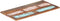 vidaXL - Tafelblad - rechthoekig - 25-27 - mm - 60x100cm - massief - gerecycled - hout