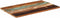 vidaXL - Tafelblad - rechthoekig - 25-27 - mm - 60x100cm - massief - gerecycled - hout