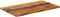 vidaXL - Tafelblad - rechthoekig - 25-27 - mm - 60x100cm - massief - gerecycled - hout