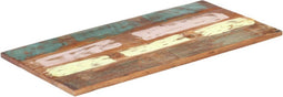 vidaXL Tafelblad rechthoekig 25-27 mm 60x120cm massief gerecycled hout