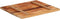 vidaXL - Tafelblad - rechthoekig - 25-27 - mm - 60x60 - cm - massief - gerecycled - hout