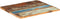vidaXL - Tafelblad - rechthoekig - 25-27 - mm - 60x60 - cm - massief - gerecycled - hout