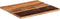 vidaXL - Tafelblad - rechthoekig - 25-27 - mm - 60x60 - cm - massief - gerecycled - hout