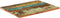 vidaXL - Tafelblad - rechthoekig - 25-27 - mm - 60x80 - cm - massief - gerecycled - hout