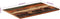 vidaXL - Tafelblad - rechthoekig - 25-27 - mm - 60x90 - cm - massief - gerecycled - hout