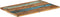 vidaXL - Tafelblad - rechthoekig - 25-27 - mm - 60x90 - cm - massief - gerecycled - hout