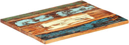 vidaXL - Tafelblad - rechthoekig - 25-27 - mm - 70x80 - cm - massief - gerecycled - hout