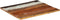 vidaXL - Tafelblad - rechthoekig - 25-27 - mm - 70x80 - cm - massief - gerecycled - hout