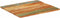 vidaXL - Tafelblad - rechthoekig - 25-27 - mm - 70x80 - cm - massief - gerecycled - hout