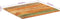 vidaXL - Tafelblad - rechthoekig - 25-27 - mm - 70x80 - cm - massief - gerecycled - hout