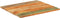 vidaXL - Tafelblad - rechthoekig - 25-27 - mm - 70x80 - cm - massief - gerecycled - hout