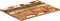 vidaXL - Tafelblad - rechthoekig - 25-27 - mm - 70x90 - cm - massief - gerecycled - hout