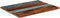 vidaXL - Tafelblad - rechthoekig - 25-27 - mm - 70x90 - cm - massief - gerecycled - hout