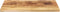 vidaXL - Tafelblad - rechthoekig - 70x60x1,5 - cm - massief - ruw - mangohout