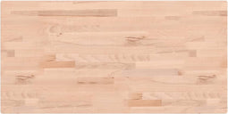 vidaXL - Tafelblad - rechthoekig - 80x40x1,5 - cm - massief - beukenhout