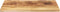 vidaXL - Tafelblad - rechthoekig - 80x60x2,5 - cm - massief - ruw - mangohout
