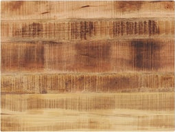 vidaXL - Tafelblad - rechthoekig - 80x70x1,5 - cm - massief - ruw - mangohout