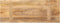 vidaXL - Tafelblad - rechthoekig - 90x30x3,8 - cm - massief - mangohout