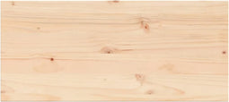 vidaXL - Tafelblad - rechthoekig - 90x40x1,7 - cm - massief - grenenhout