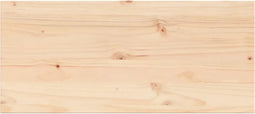 vidaXL - Tafelblad - rechthoekig - 90x40x2,5 - cm - massief - grenenhout